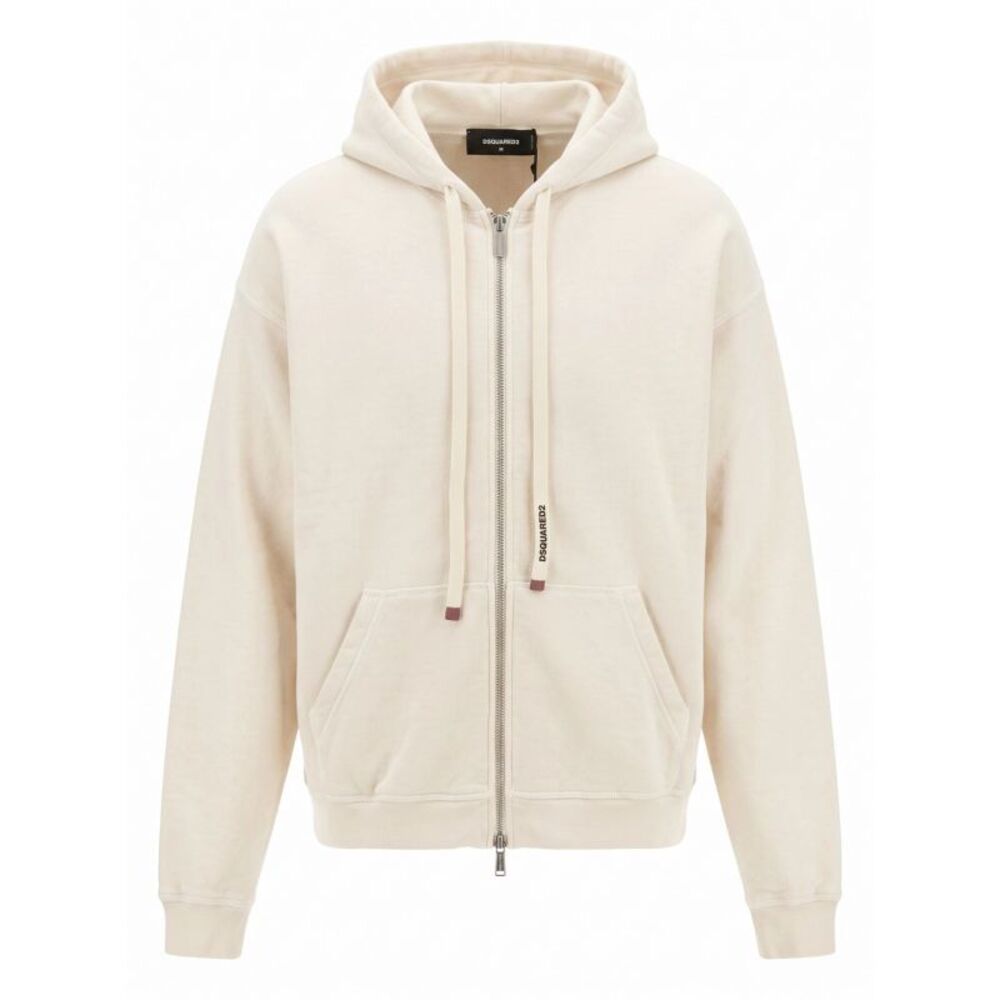 Dsquared2 Men Relax Zipped Fit Hoodie